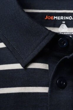 Shirt Polo Short Sleeve Big Stripe True Navy 9 Shirt Polo Short Sleeve Big Stripe True Navy -Kleding Winkel big stripe true navy polo hals recht web