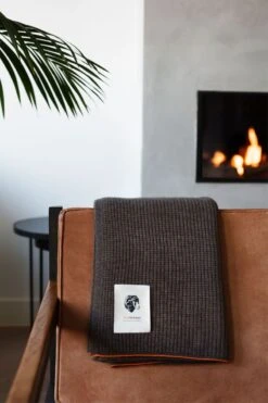 Joe Yak Blanket Tobacco -Kleding Winkel blanket darkbrown sfeer