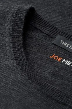 Classic Crew Antra Grey -Kleding Winkel classic crew antracite grey hals web