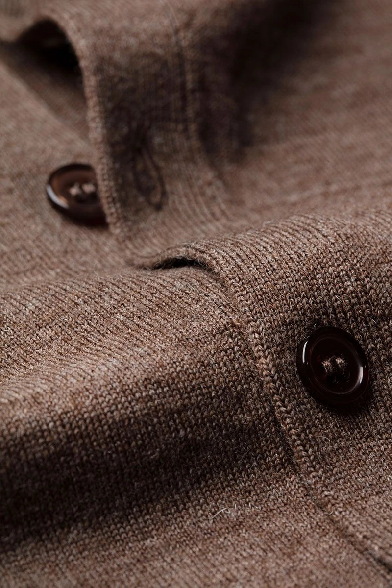 Joe Vest Undyed Brown 4 Joe Vest Undyed Brown - Afbeelding 4