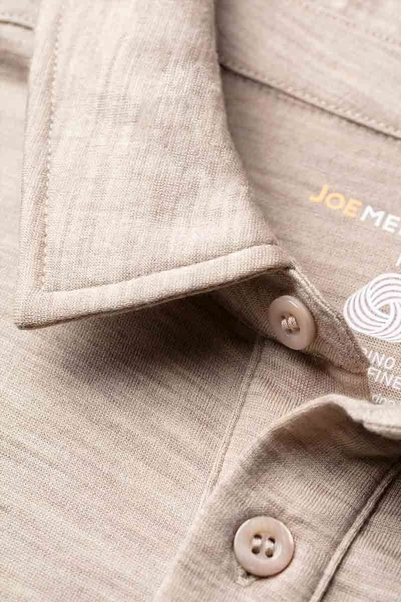 Joe Shirt Button Up Desert Beige 3 Joe Shirt Button Up Desert Beige - Afbeelding 3