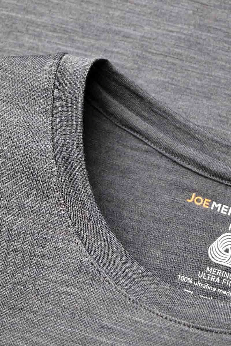 Joe Shirt Round Neck Harvard Grey 4 Joe Shirt Round Neck Harvard Grey - Afbeelding 4