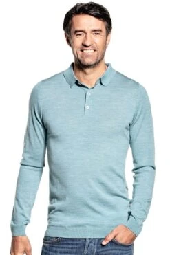 Riva Buttons Long Sleeve Mythos Blue