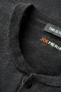 Joe Henley Antracite Grey 8 Joe Henley Antracite Grey -Kleding Winkel henley antracite grey hals schuin web