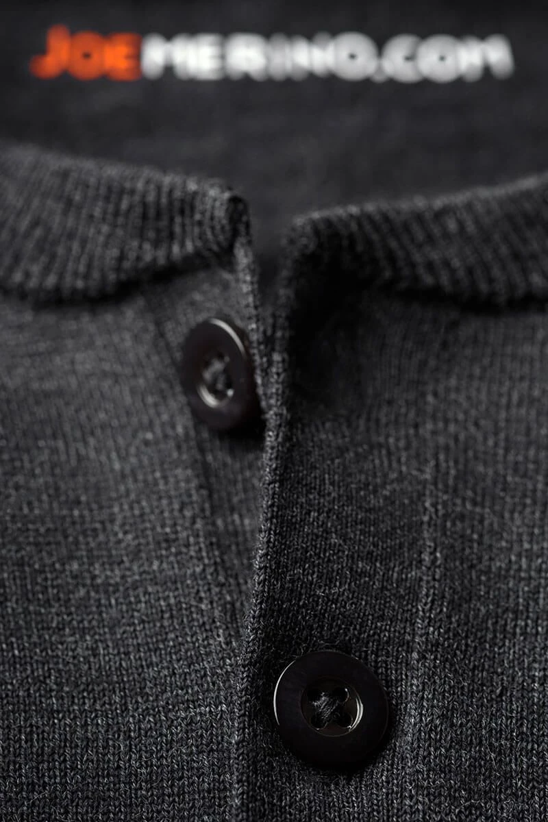 Joe Henley Antracite Grey 4 Joe Henley Antracite Grey - Afbeelding 4