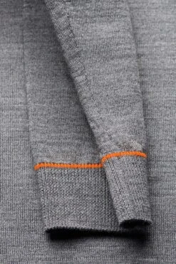 Joe Henley Harvard Grey -Kleding Winkel henley harvard grey mouw web