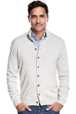 Vest Button 3D Dover Grey