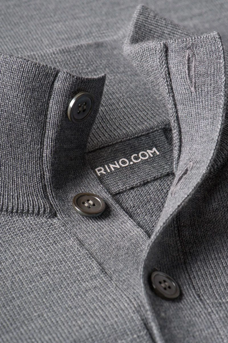 Vest Button 3D Harvard Grey 4 Vest Button 3D Harvard Grey - Afbeelding 4