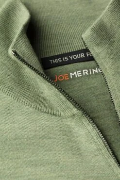 Joe Riva Cardigan Zip Agave Green -Kleding Winkel joe agavegreen riva zip kraag
