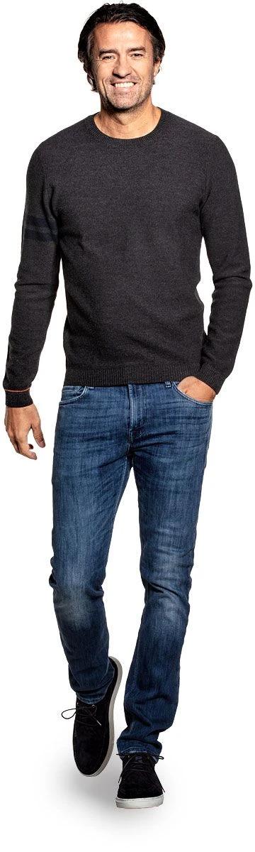 Bee Striped Sleeve Antracite Grey 3 Bee Striped Sleeve Antracite Grey - Afbeelding 3