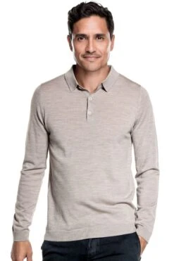 Riva Buttons Long Sleeve Windsor Beige