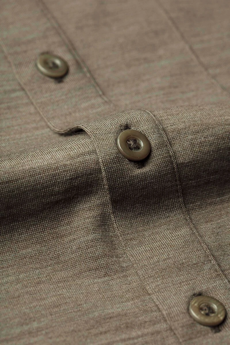 Joe Shirt Button Up Short Sleeve Clean Kaki 5 Joe Shirt Button Up Short Sleeve Clean Kaki - Afbeelding 5