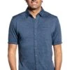 Joe Shirt Button Up Short Sleeve Jeans Blue