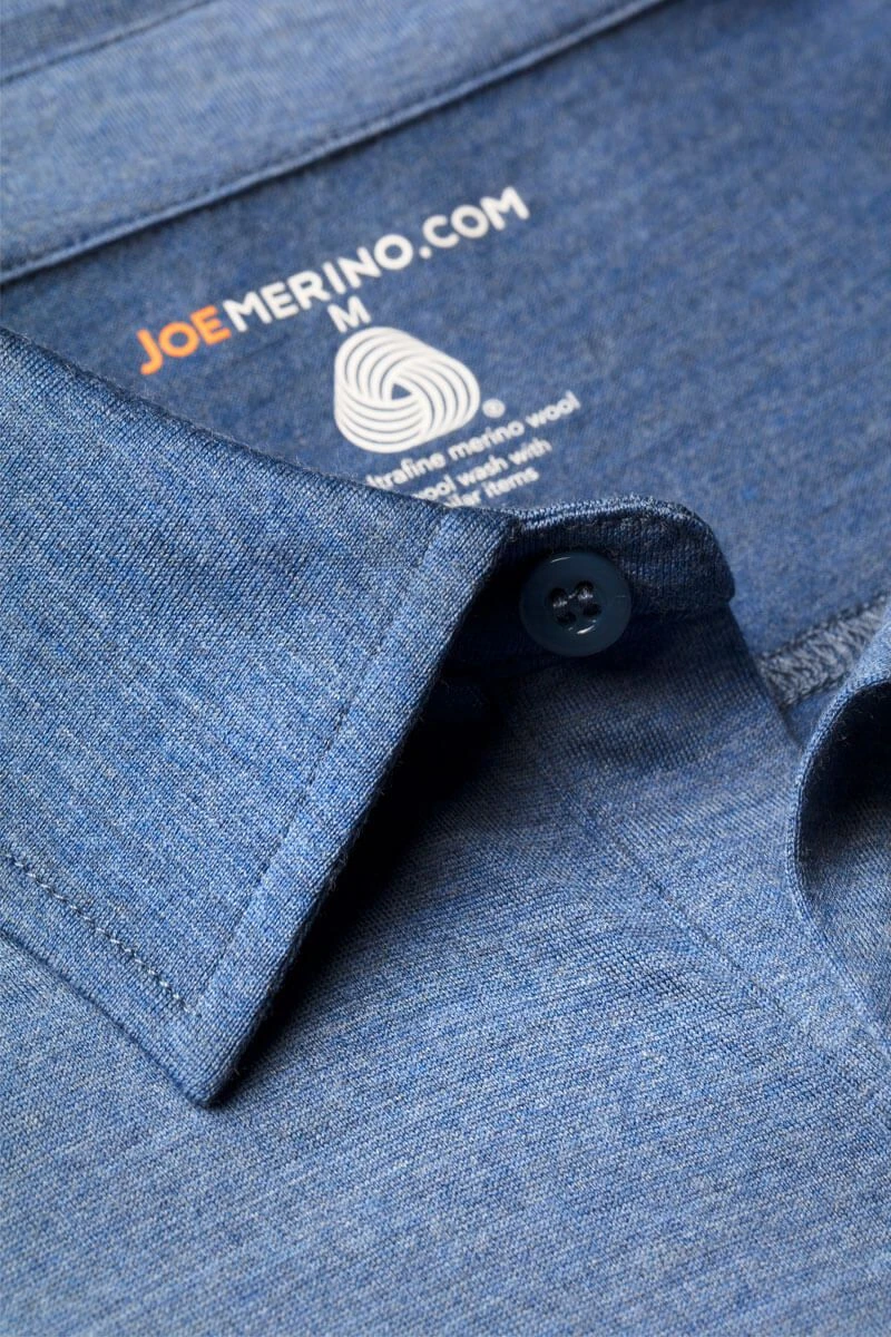 Joe Shirt Button Up Short Sleeve Yacht Blue 4 Joe Shirt Button Up Short Sleeve Yacht Blue - Afbeelding 4