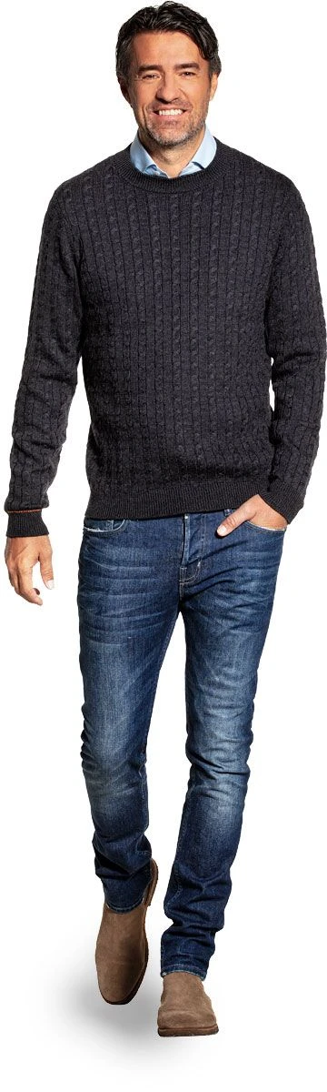 Joe Cable Antracite Grey 2 Joe Cable Antracite Grey - Afbeelding 2