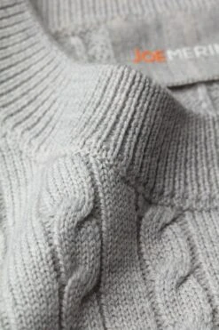 Joe Cable Dover Grey 6 Joe Cable Dover Grey -Kleding Winkel joe cable dovergrey detail kraag