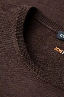 Classic Crew Pure Chocolate -Kleding Winkel joe classiccrew purechocolate hals