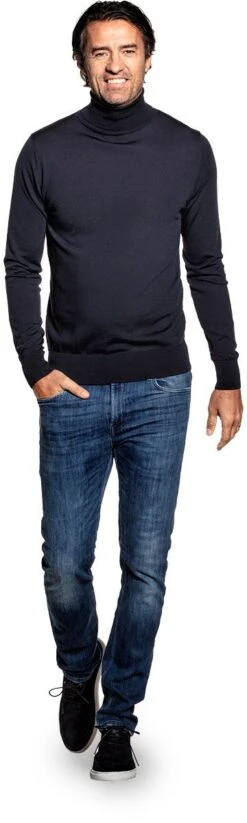 Joe Col Blue Grey -Kleding Winkel joe col bluegrey staand 1