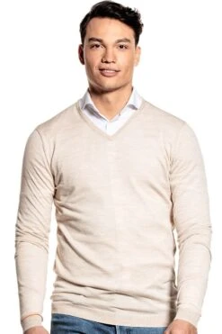 Joe V-neck Extra Long Sparkling Champagne