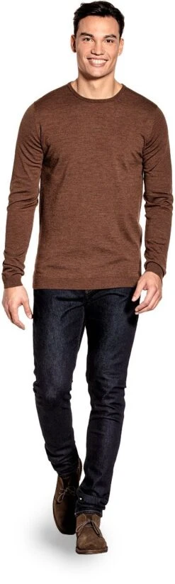 Joe Classic Crew Extra Long Clear Tabac -Kleding Winkel joe extralong classiccrew cleartabac staand