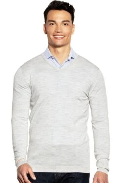 Joe V-neck Extra Long Dover Grey