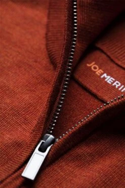 Joe Zip Extra Long Copper Canyon -Kleding Winkel joe extralong zip coppercanyon detail kraag
