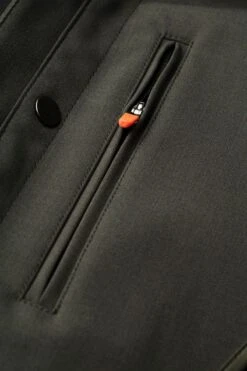 Field Jacket Kaki Grey 16 Field Jacket Kaki Grey -Kleding Winkel joe fieldjacket caki grey detail rits zak