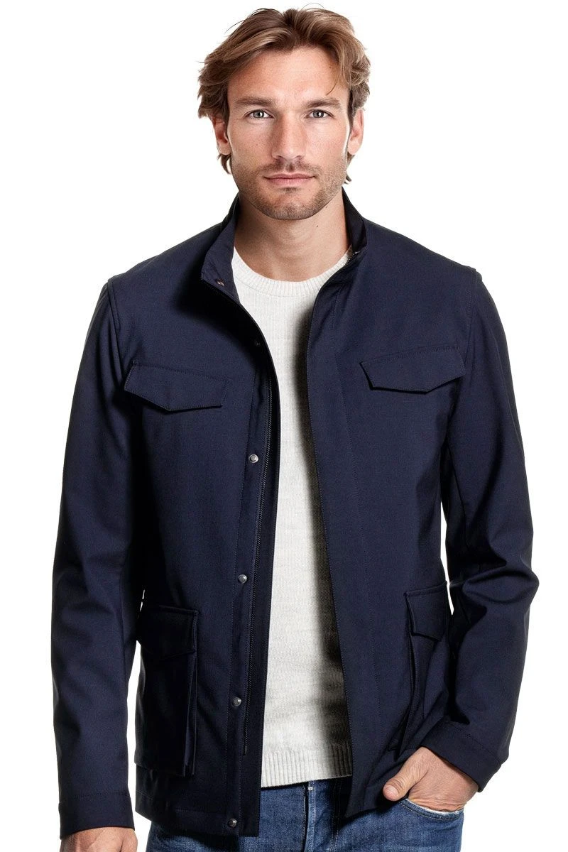 Field Jacket Dark Navy 1 Field Jacket Dark Navy