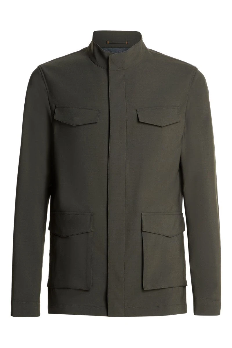 Field Jacket Kaki Grey 3 Field Jacket Kaki Grey - Afbeelding 3