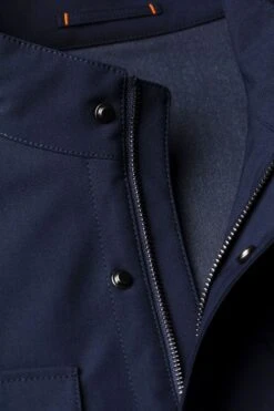 Field Jacket Dark Navy 14 Field Jacket Dark Navy -Kleding Winkel joe fieldjacket navy detail kraag