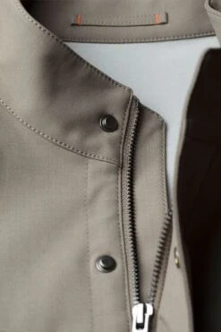 Field Jacket Taupe -Kleding Winkel joe fieldjacket taupe detail kraag2