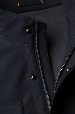 Field Jacket Very Dark Navy 14 Field Jacket Very Dark Navy -Kleding Winkel joe fieldjacket verydarknavy detail kraag2
