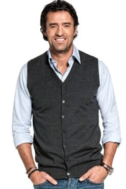 Joe Gilet Antracite Grey