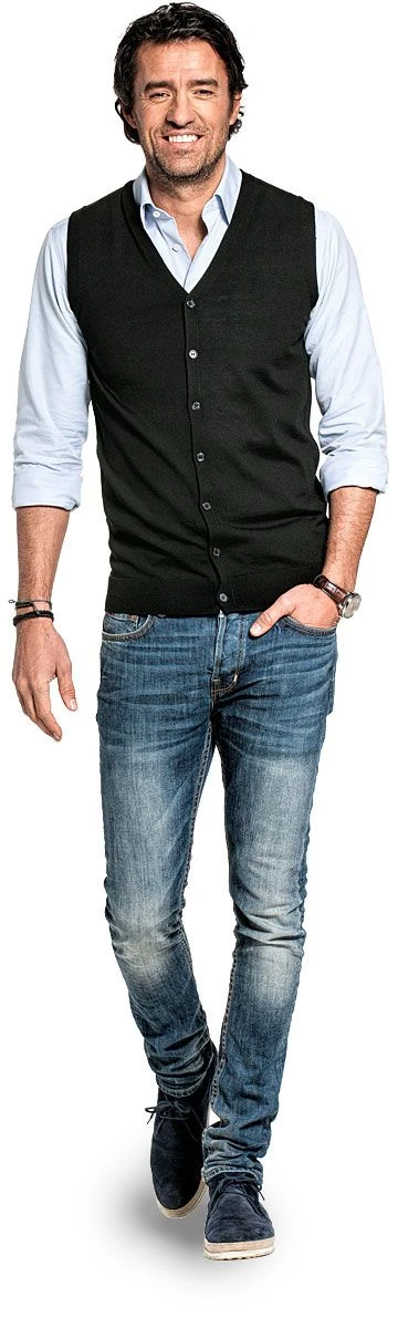 Joe Gilet Deep Black 2 Joe Gilet Deep Black - Afbeelding 2