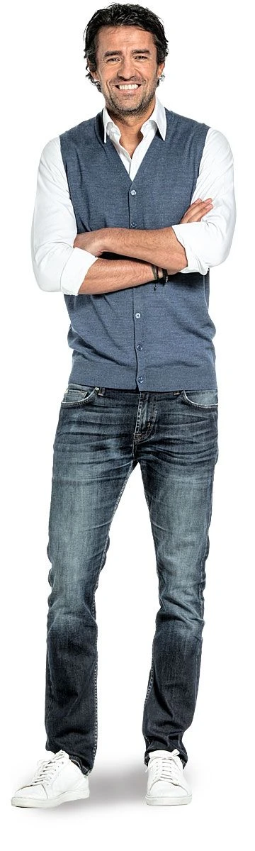 Joe Gilet Jeans Blue 2 Joe Gilet Jeans Blue - Afbeelding 2