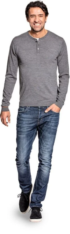 Joe Henley Harvard Grey -Kleding Winkel joe henley harvardgrey 2018