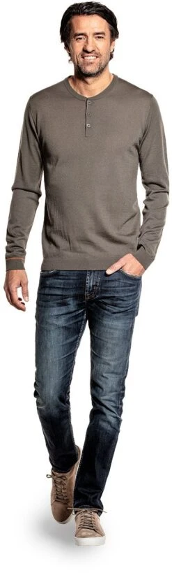 Joe Henley Military -Kleding Winkel joe henley military staand