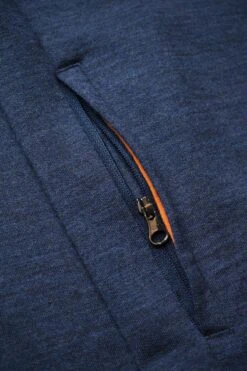 Joe Sweathoodie Summernight Navy -Kleding Winkel joe jogging summernightnavy vest02 detail