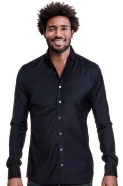 Joe Woven Shirt Very Dark Navy