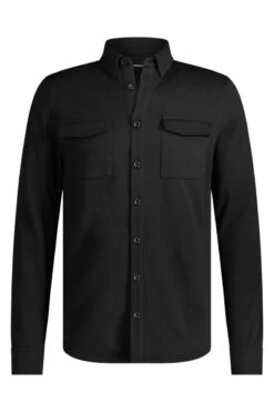 Joe Overshirt Pockets Deep Black -Kleding Winkel joe overshirt deepblack exposare web