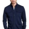 Joe Overshirt Pockets Navy Blue