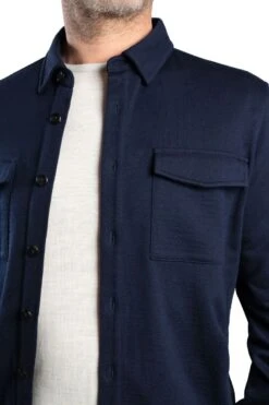 Joe Overshirt Pockets Navy Blue 12 Joe Overshirt Pockets Navy Blue -Kleding Winkel joe overshirt open extrafoto