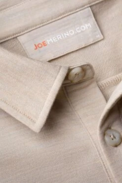 Joe Overshirt Pockets Sparkling Champagne -Kleding Winkel joe overshirt sparklingchampagne detail kraag web