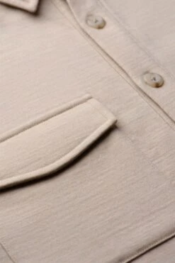 Joe Overshirt Pockets Sparkling Champagne -Kleding Winkel joe overshirt sparklingchampagne detail pocket web