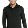 Shirt Polo Long Sleeve Deep Black