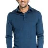 Shirt Polo Long Sleeve Bright Blue