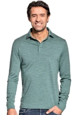 Shirt Polo Long Sleeve Cloud Forest