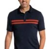 Shirt Polo Short Sleeve Signature Stripe True Navy