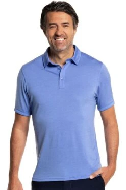 Shirt Polo Short Sleeve Valencia Blue