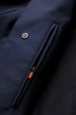 Joe Raincoat Dark Navy -Kleding Winkel joe raincoat navy detail pocket